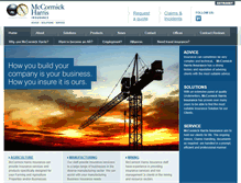 Tablet Screenshot of mccormickharris.com.au